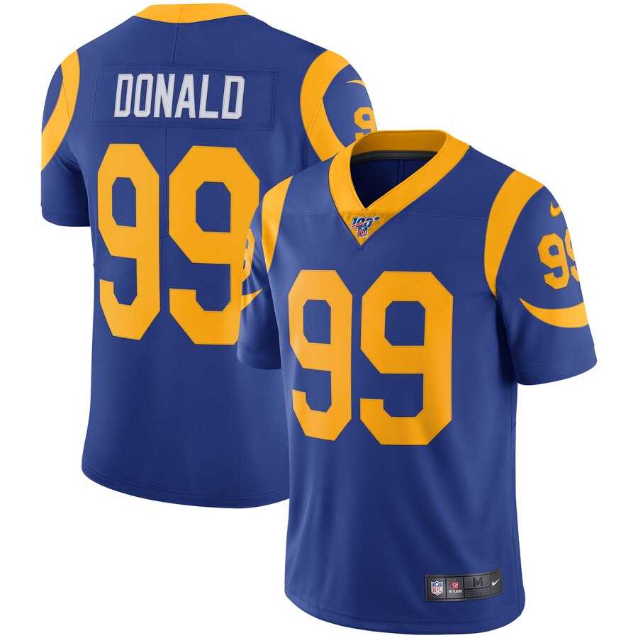 Nike Rams 99 Aaron Donald Royal 100th Season Vapor Untouchable Limited Jersey Dzhi,We sell and wholesale Nike Rams 99 Aaron Donald Royal 100th Season Vapor Untouchable Limited Jersey Dzhi on line form chian!